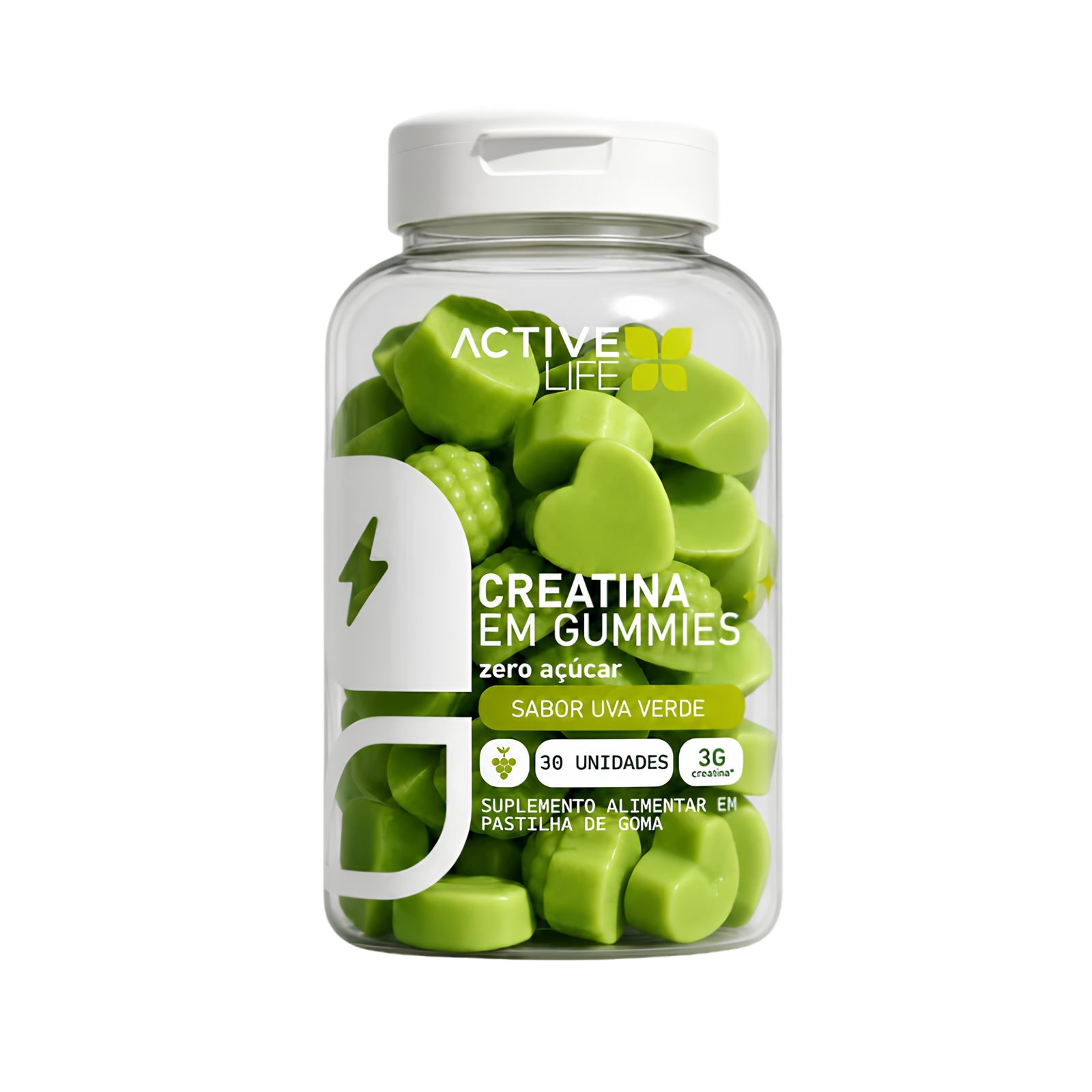 Creatina gummy sabor uva verde
